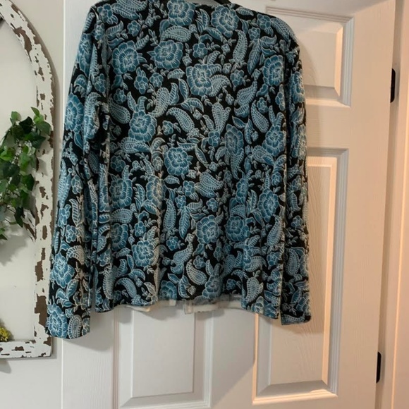 Turquois and Black 2 in 1 sweater! - Picture 3 of 4